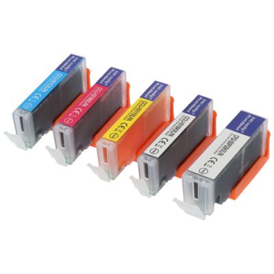 Druckerpatrone kompatibel mit Canon PGI-550PGBK / CLI-551BK XL - 5-farbig - Hohe Kapazität - Multipack