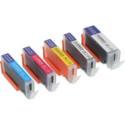Druckerpatrone kompatibel mit Canon PGI-550PGBK / CLI-551BK XL - 5-farbig - Hohe Kapazität - Multipack