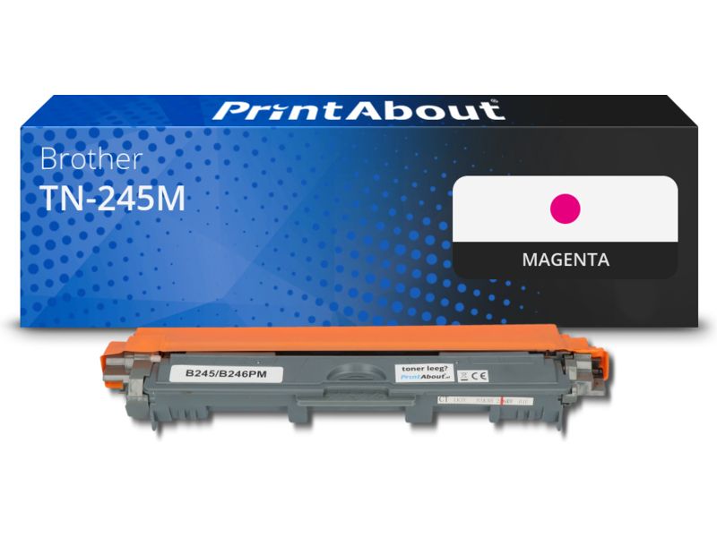 PrintAbout Toner kompatibel mit Brother TN-245M - Magenta - Hohe Kapazität