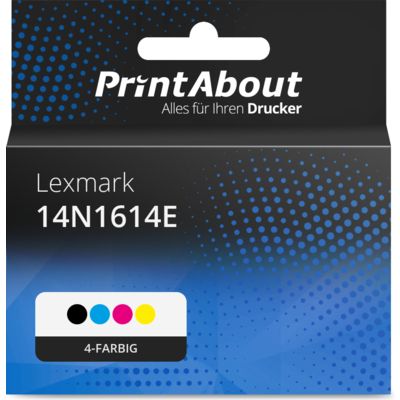 Druckerpatrone kompatibel mit Lexmark 14N1614E (150XL) - 4-farbig - Hohe Kapazität - Multipack