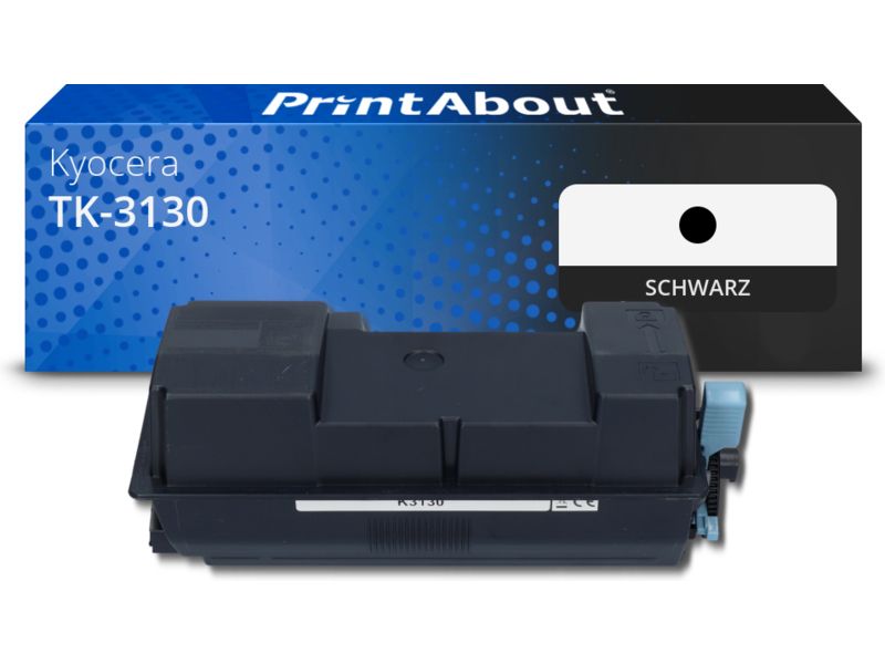 PrintAbout Toner TK-3130 Schwarz für Kyocera