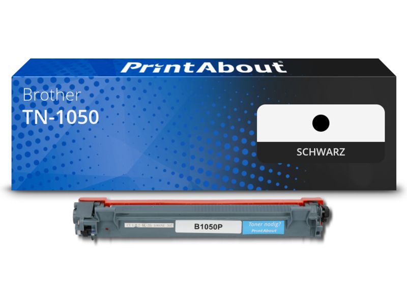 PrintAbout Toner TN-1050 Schwarz für Brother