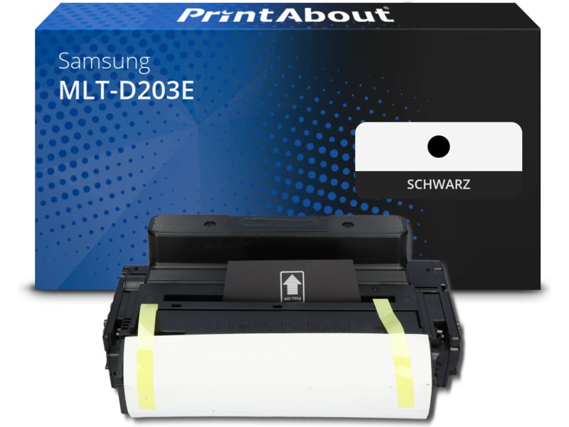 PrintAbout Toner MLT-D203E Schwarz Extra hohe Kapazität für Samsung