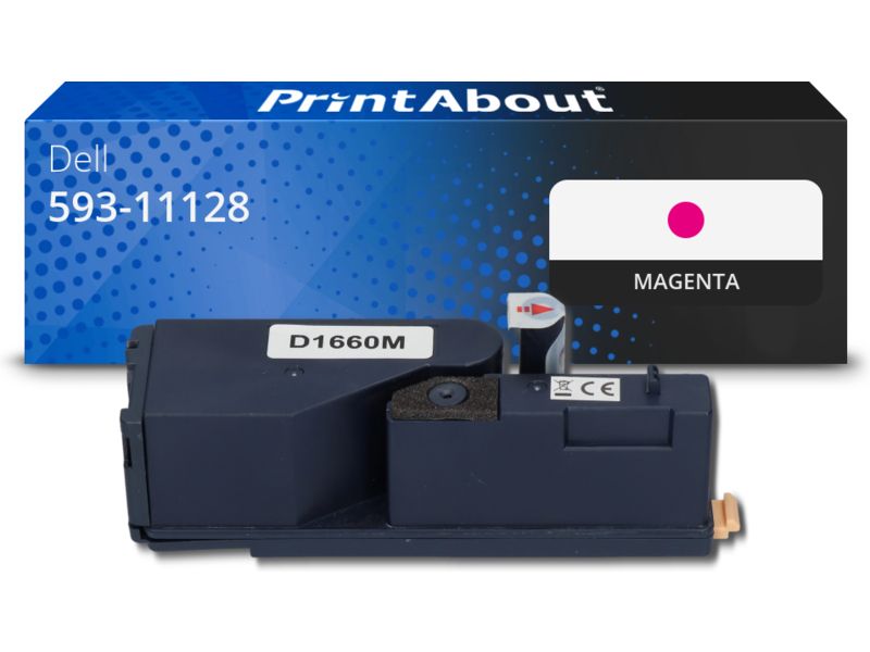 PrintAbout Toner 593-11128 (V3W4C) Magenta für Dell