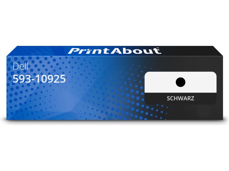 PrintAbout Toner 593-10925 (N848N) Schwarz für Dell