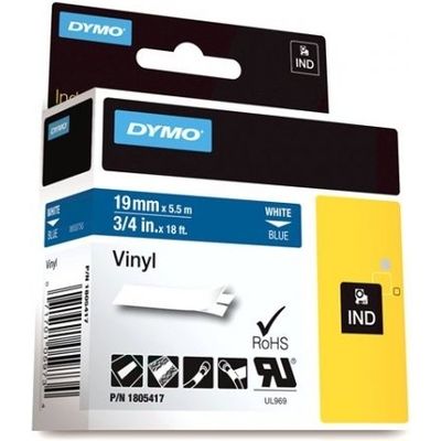 Dymo 1805417 - (19 mm) - Weiß auf blau - Tape
