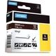 Dymo 1805424 Beschriftungsband Weiß auf Braun (24 mm)