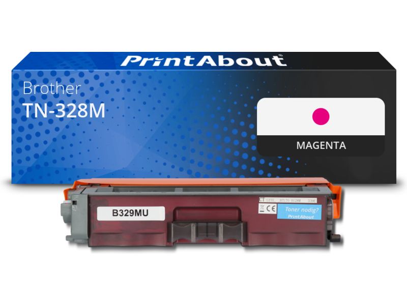 PrintAbout Toner TN-328M Magenta Extra hohe Kapazität für Brother