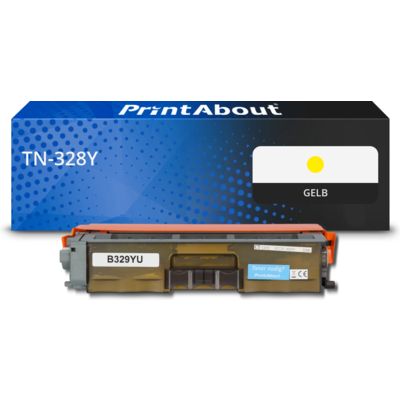 Toner kompatibel mit Brother TN-328Y - Gelb - Extra hohe Kapazität