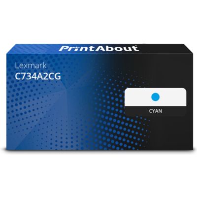 Toner kompatibel mit Lexmark C734A2CG - Cyan