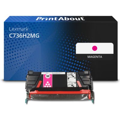 Toner kompatibel mit Lexmark C736H2MG - Magenta - Hohe Kapazität