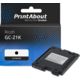 Druckerpatrone kompatibel mit Ricoh GC-21K (405532) - Schwarz