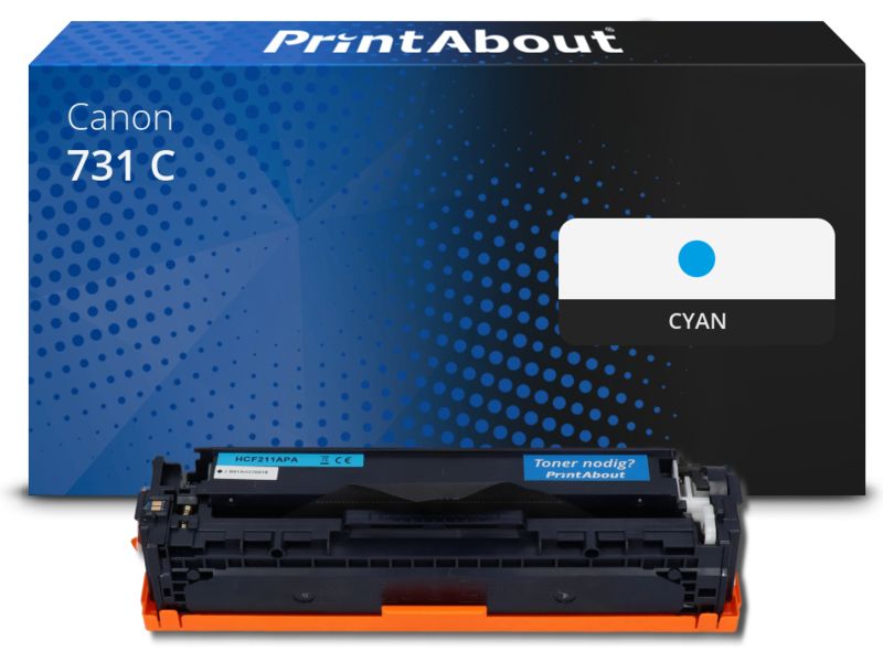 PrintAbout Toner kompatibel mit Canon 731 C - Cyan