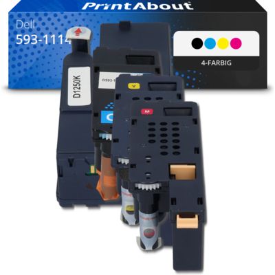 Toner kompatibel mit Dell 593-11140 (810WH) - 4-farbig - Multipack