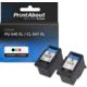 Druckerpatrone kompatibel mit Canon PG-540 XL / CL-541 XL - Schwarz + 3 Farben - Hohe Kapazität - Multipack