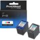 Druckerpatrone kompatibel mit HP 21 (SD367AE) - Schwarz + 3 Farben - Multipack