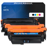 Toner kompatibel mit HP 647A (CE260A) - 4-farbig - Multipack