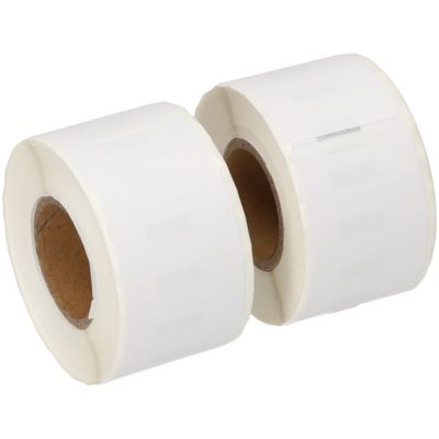 Etikettenrolle kompatibel mit Dymo 99010 - (28 mm x 89 mm) 2 Rollen - Schwarz auf weiß