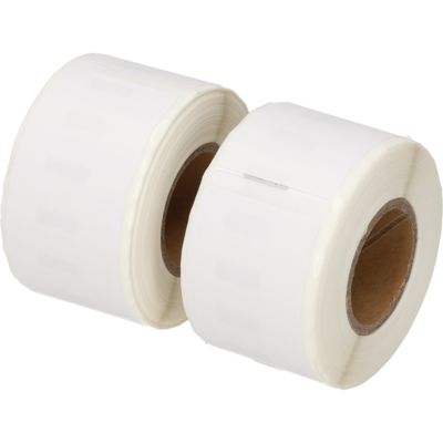 Etikettenrolle kompatibel mit Dymo 99010 - (28 mm x 89 mm) 2 Rollen - Schwarz auf weiß