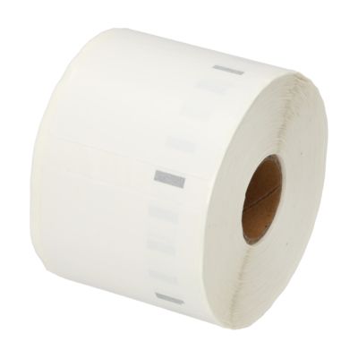 Etikettenrolle kompatibel mit Dymo 11354 (S0722540) - (57 mm x 32 mm) - Schwarz auf weiß