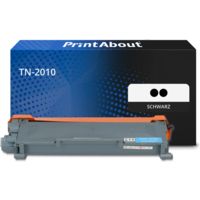 Toner kompatibel mit Brother TN-2010 - 2x Schwarz - Multipack