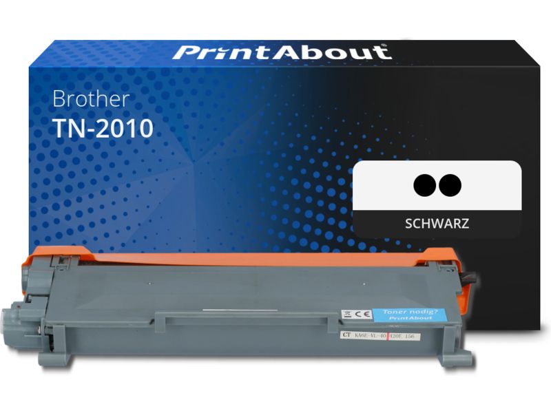 PrintAbout Toner TN-2010 Schwarz Multipack für Brother