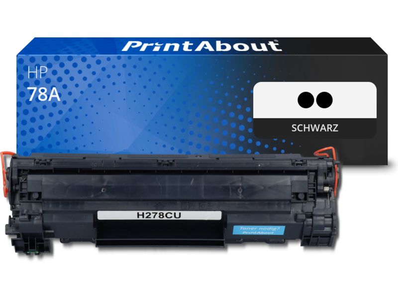 PrintAbout Toner 78A (CE278AD) Schwarz Multipack für HP