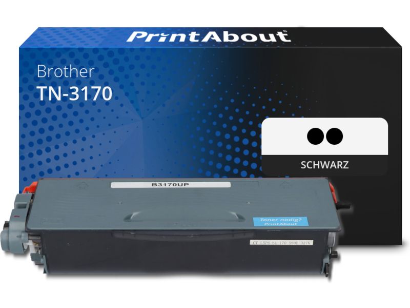 PrintAbout Toner TN-3170 Schwarz Multipack für Brother