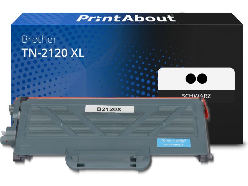 PrintAbout Toner TN-2120 XL Schwarz Multipack Extra hohe Kapazität für Brother