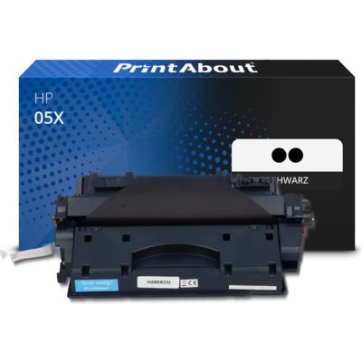Toner kompatibel mit HP 05X (CE505XD) - 2x Schwarz - Hoher Kapazität - Multipack