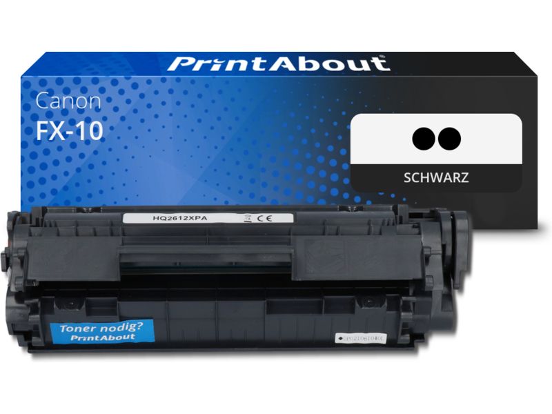 PrintAbout Toner FX-10 Schwarz Multipack für Canon
