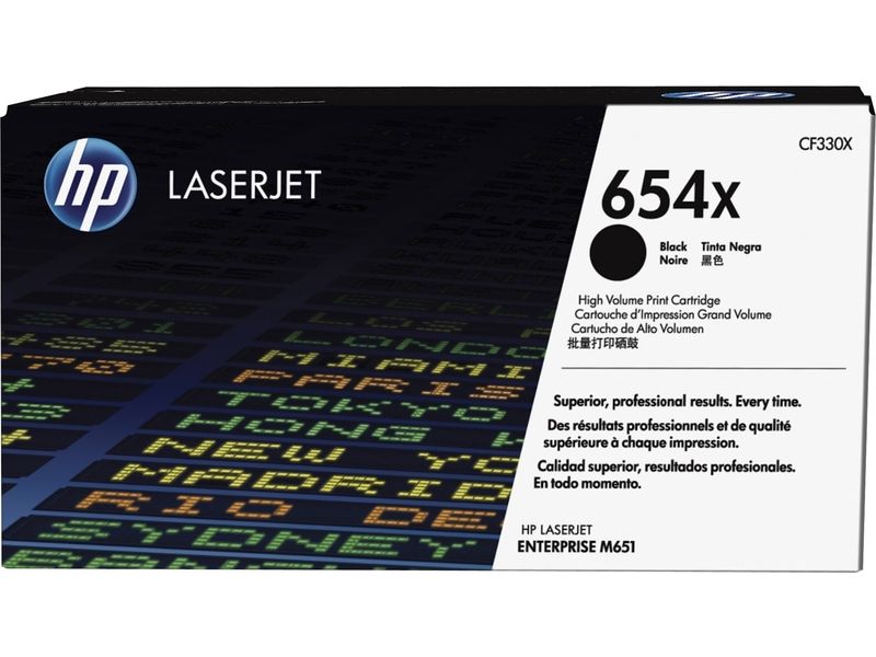 HP 654X (CF330X) - Schwarz - Toner - Hohe Kapazität
