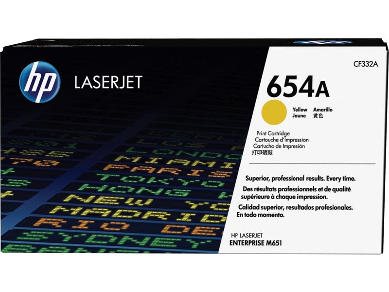 HP 654A (CF332A) - Gelb - Toner