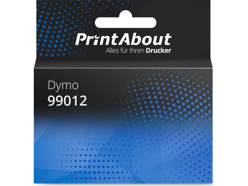 PrintAbout Kompatibel mit Dymo 99012 - (89 mm x 36 mm) 10 Rollen - Multipack