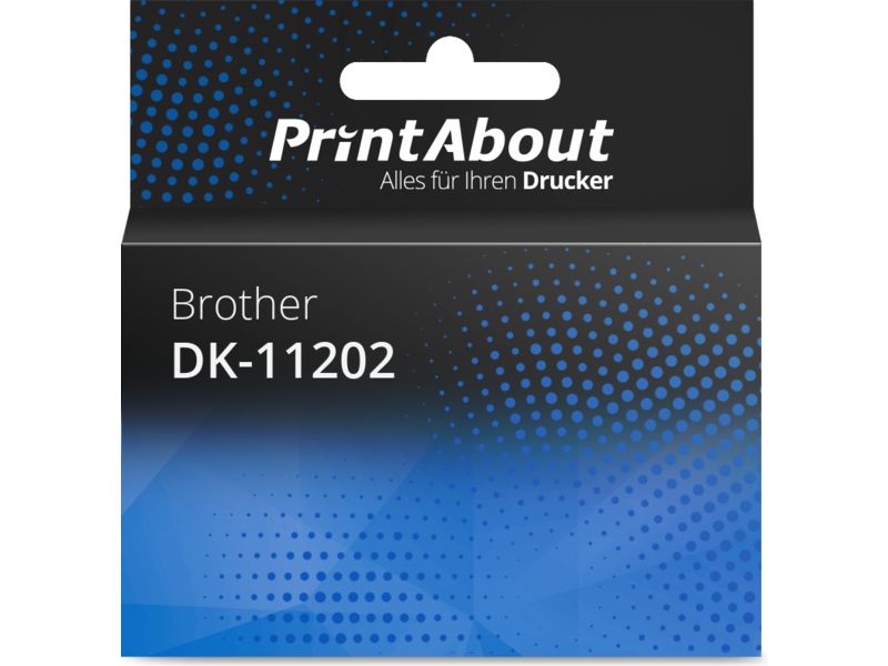 PrintAbout DK-11202 Multipack (62 mm x 100 mm) 5 Rollen für Brother