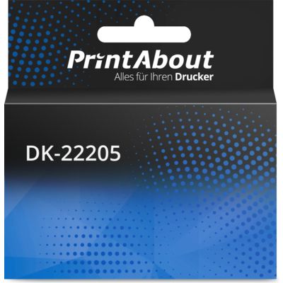 Kompatibel mit Brother DK-22205 - (62 mm) 5er-Pack - Multipack