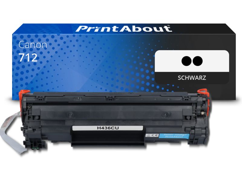 PrintAbout Toner 712 Schwarz Multipack für Canon