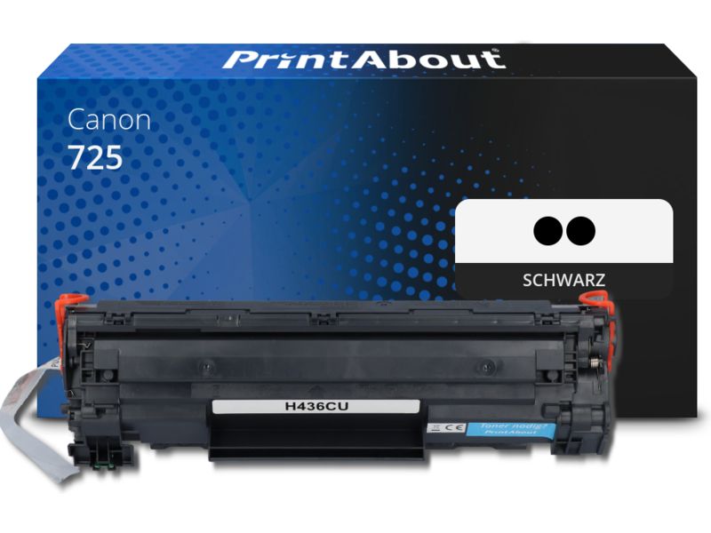 PrintAbout Toner 725 Schwarz Multipack für Canon