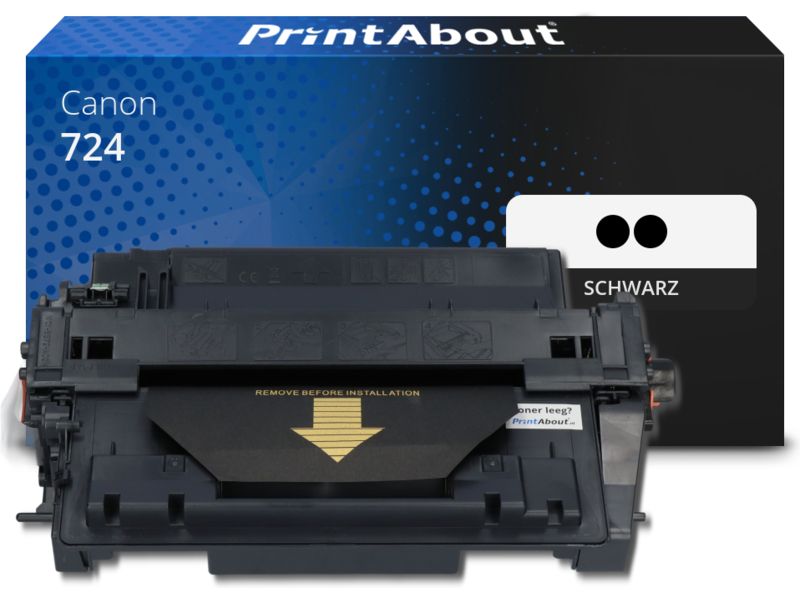 PrintAbout Toner 724 Schwarz Multipack für Canon