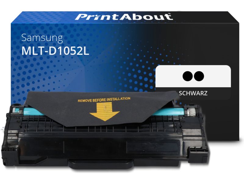 PrintAbout Toner MLT-D1052L (SU758A) Schwarz Multipack Hohe Kapazität für Samsung