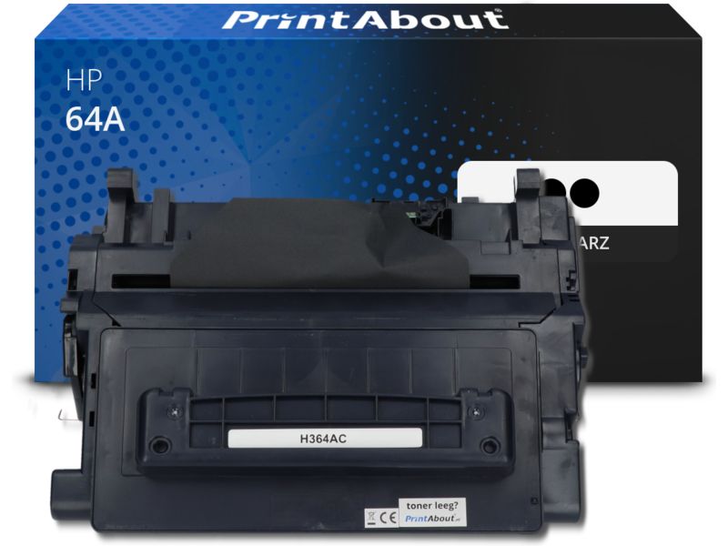 PrintAbout Toner 64A (CC364AD) Schwarz Multipack für HP
