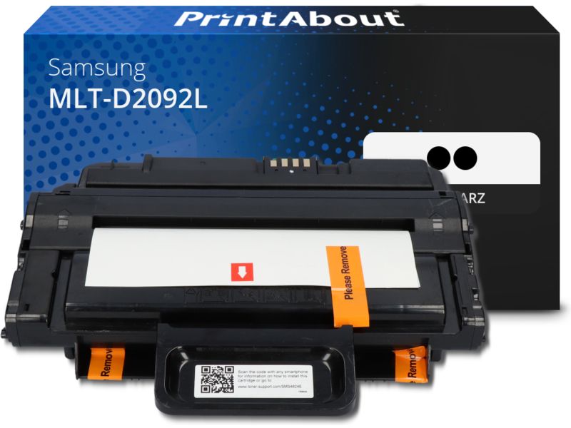 PrintAbout Toner MLT-D2092L (SV003A) Schwarz Multipack 2er-Packung Hohe Kapazität für Samsung