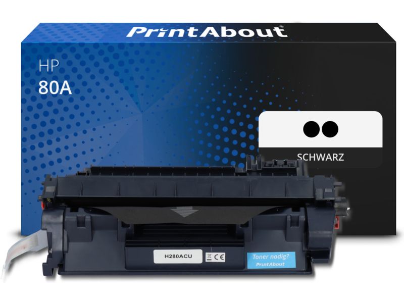 PrintAbout Toner 80A (CF280AD) Schwarz Multipack für HP