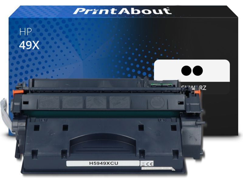 PrintAbout Toner 49X (Q5949XD) Schwarz Multipack 2er-Packung Hohe Kapazität für HP