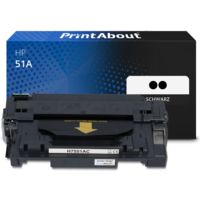 Toner kompatibel mit HP 51A (Q7551AD) - 2x Schwarz - Multipack