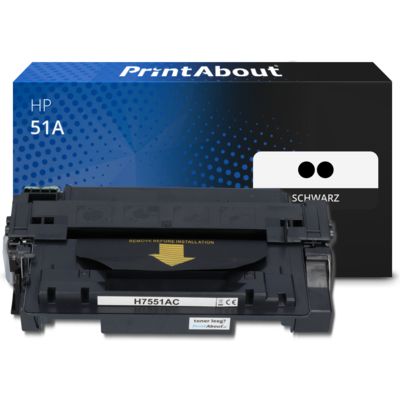Toner kompatibel mit HP 51A (Q7551AD) - 2x Schwarz - Multipack