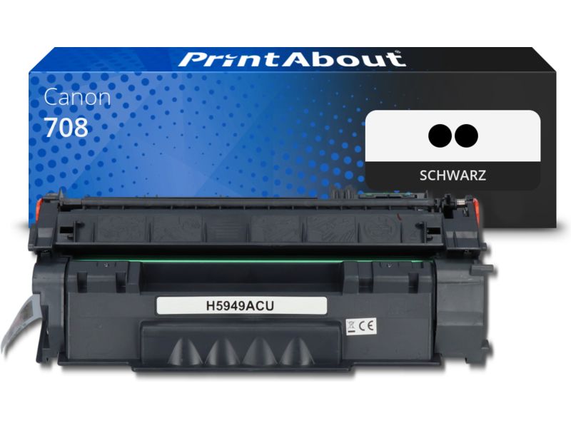 PrintAbout Toner 708 Schwarz Multipack für Canon