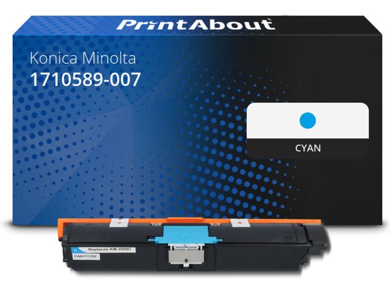 PrintAbout Toner 1710589-007 (A00W332) Cyan für Konica Minolta