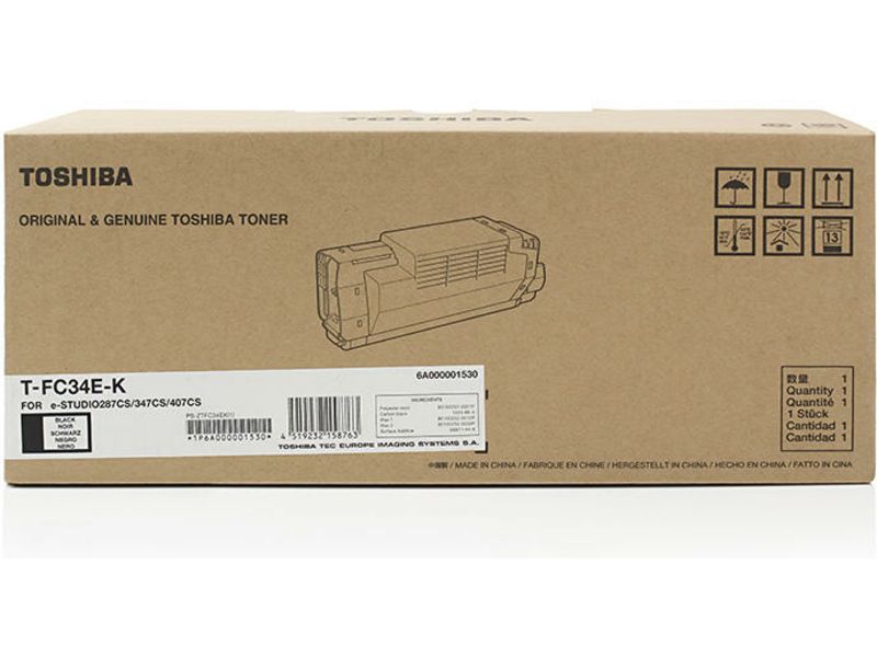 Toshiba T-FC34EK (6A000001530) - Schwarz - Toner