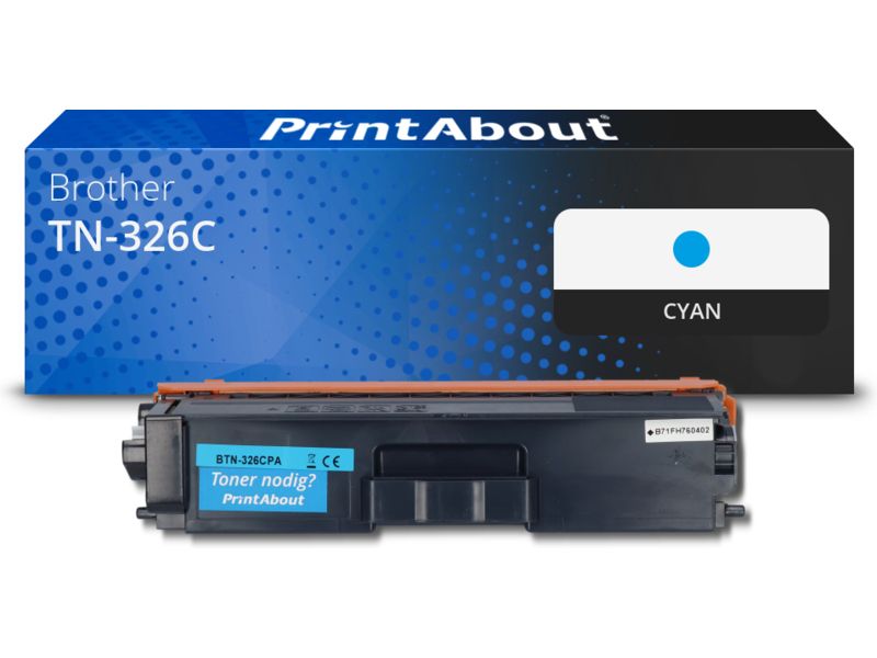 PrintAbout Toner TN-326C Cyan Hohe Kapazität für Brother